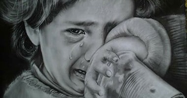 صحافة المواطن.. قارئ يشارك بلوحات من رسمه بمناسبة اليوم العالمى لليتيم