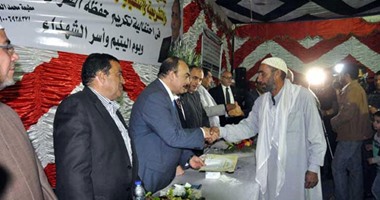 بالصور..تكريم حفظة القرآن وأمهات مثاليات وأسر شهداء شبين القناطر بالقليوبية