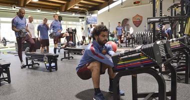 بالصور.. محمد صلاح يعود لتدريبات روما بعد مواجهة نيجيريا