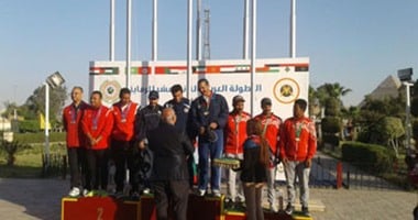 عزمى محيلبة يتوج ببرونزية الاسكيت فى بطولة الجائزة الكبرى للرماية 