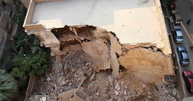 مصرع شخص وإصابة زوجته فى انهيار جزء من عقار قديم بأسيوط