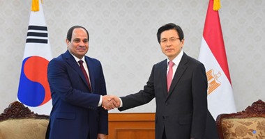 بالصور.. رئيس وزراء كوريا الجنوبية يشيد بما حققته مصر من استقرار سياسى بقيادة السيسى