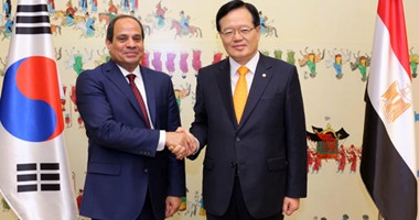 بالصور.. رئيس البرلمان الكورى للسيسي: مصر مهد الحضارات.. وستحقق انطلاقة كبيرة