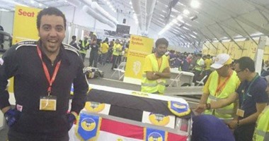 بالصور.. دعم من جامعة طنطا لفريقها المشارك فى ماراثون الفلبين 2016