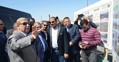 محافظ الإسماعيلية ونواب البرلمان يتفقدون مشروع قرية الأمل شرق قناة السويس 