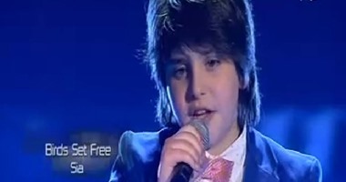 بالفيديو.. غدى بشارة يغنى Brds set free بالعرض الأخير لـthe voice kids
