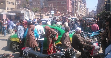 بالصور.. زحام وتعطيل للمرور بسبب مسابقة وظائف القابضة للمياه بالمنوفية