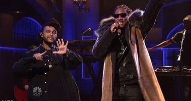 بالصور.. استعراض مبهر يجمع Future ونجم الجرامى the weeknd