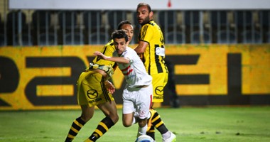 الزمالك يتقدم على المقاولون بهدف فى الشوط الأول