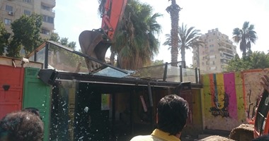 بالصور.. حماية النيل تشن حملة إزالة لنادى "الرى" بالزمالك