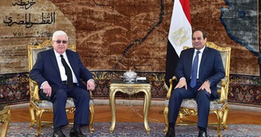 بالصور.. بدء مباحثات السيسى والرئيس العراقى بـ"الاتحادية"