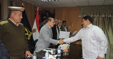 تكريم 53 من الضباط والأفراد المتميزين بمديرية أمن الفيوم