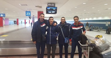 بالصور.. طائرة الأهلى تصل معسكر التشيك استعدادا لأفريقيا