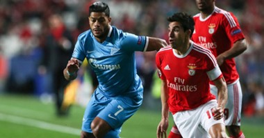 التشكيل الرسمى لمباراة زينيت وبنفيكا فى دورى أبطال أوروبا