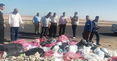 مجلس مدينة الغردقة يعثر على نفايات طبية
