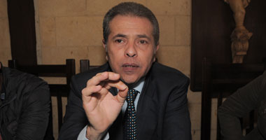 توفيق عكاشة يشارك فى مليونية "الجيش" أمام المنصة