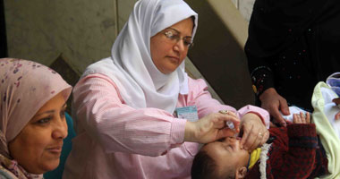 استمرار حملة التطعيم ضد شلل الأطفال  ببور سعيد 