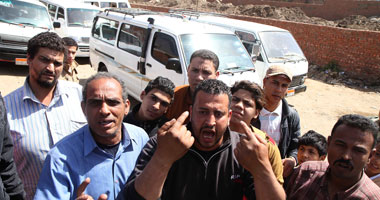 وقفة احتجاجية للمطالبة بالإفراج عن سائقين بكفر الشيخ