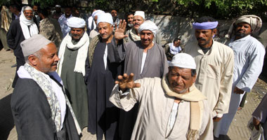 مظاهرة منتفعى أراضى الخريجين والفلاحين أمام"الزراعة"