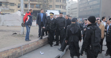 تواجد أمنى مكثف بالتحرير بعد فض الاعتصام