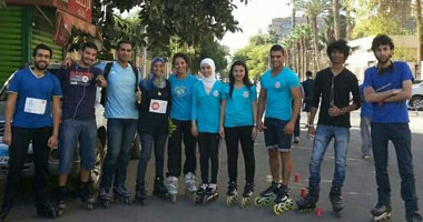 بالصور.. "CAIRO SKATERS" ينظم فعاليته الثانية فى الدقى