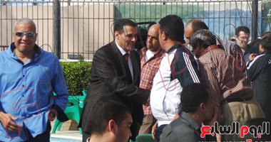 بالصور.. رباعى الجبلاية يحضرون اجتماع الأندية بالمحلة 