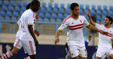 بالصور.. الزمالك يحرز الهدف الثالث فى مرمى المنيا