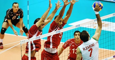 الأهلى يهزم هليوليدو 3 /0 فى دورى الطائرة