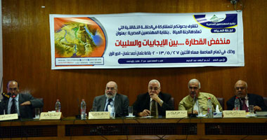 غياب وزير الرى عن ندوة نقابة المهندسين حول تنمية منخفض القطارة