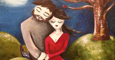 امرأة ترسم رجل أحلامها قبل أن تقابله بشهرين