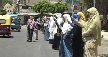 مسيرة صباحية لعناصر الإخوان فى مركز الزرقا بدمياط