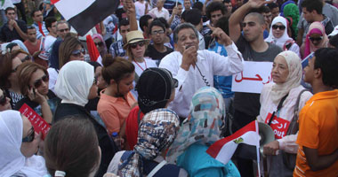 بالصور.. الآلاف ينطلقون فى مسيرة من مدينة نصر للاتحادية