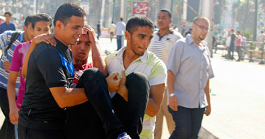 اشتباكات عنيفة بين مؤيدى المعزول و الأعالى فى محيط القائد ابراهيم