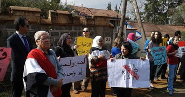 بالصور.. الجالية المصرية بكينيا تتظاهر دعما للجيش
