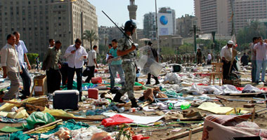 ميدان التحرير بلا خيام وحركة المرور تعود لطبيعتها