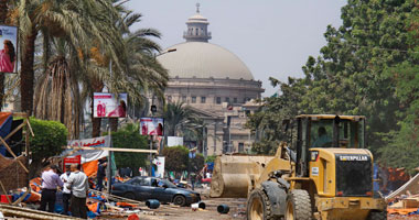 جامعة القاهرة تستأنف العمل بعد فض اعتصام النهضة اليوم