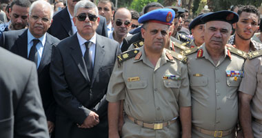 تشييع جنازة شهداء الشرطة بحضور الوزير وقيادات الوزارة