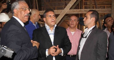 أبو زيد فى زيارة متابعة لمبنى الجبلاية