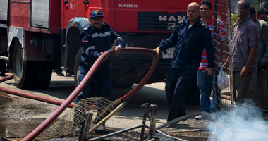 السيسى يأمر بمعاونة الحماية المدنية فى إطفاء حريق مصنع ماك للسجاد