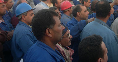 مقاولون يغلقون مجلس مدينة "بدر" بالحفارات احتجاجا على تحرير محاضر لهم