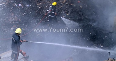 السيطرة على حريق بمخلفات بوسط البلد