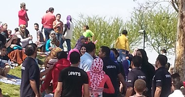 أمن حديقة الأزهر يفض مشاجرة بين عائلتين بملعب الأطفال
