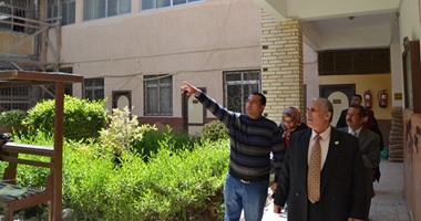 رئيس جامعة دمياط يتابع الإنشاءات فى أول أيام شهر رمضان 