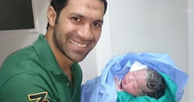 حسنى عبد ربه يرزق بمولودته الثانية "ليثاء"