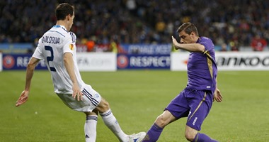 فيورنتينا يتعادل مع دينامو كييف فى ربع نهائى الدورى الأوروبى