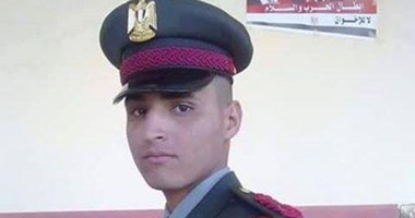تداول صورة للشهيد الثالث فى حادث كفر الشيخ بالزى العسكرى