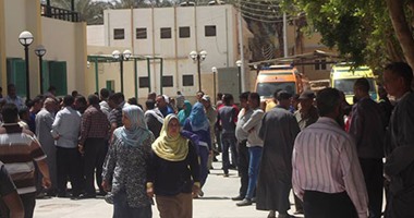 عناصر الإخوان يتظاهرون بمسقط رأس محمد مرسى