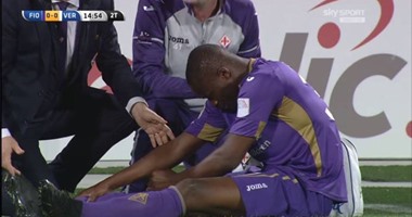 الإصابة تهدد مشاركة "باباكار" مع فيورنتينا أمام دينامو