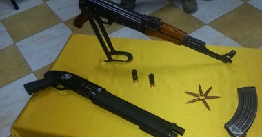 ضبط 3 بنادق آلية وخرطوش و3 فِرَد محلية الصنع و11 طلقة فى حملة بسوهاج