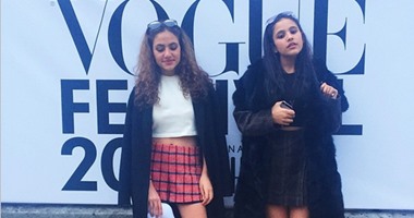 ابنتا "عمرو دياب" تشعلان "إنستجرام" بصورة من مهرجان "vogue"